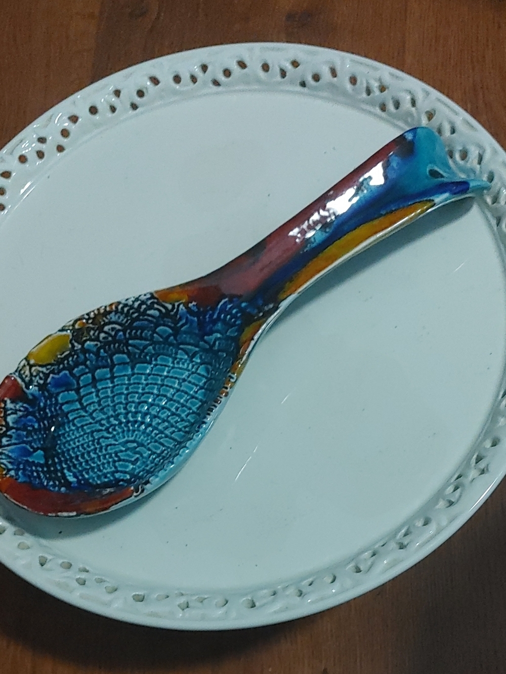 ✅$10 Add On Handmade Multicolor Ceramic Spoon